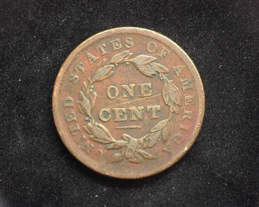 1838 Large Cent Classic Cent F Scratch - US Coin