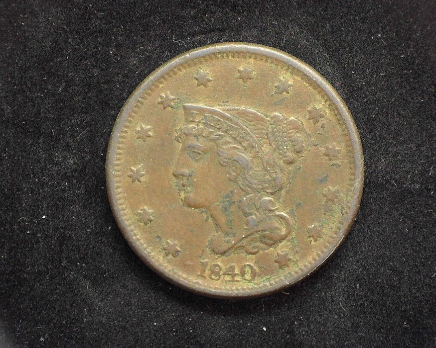 1840 Large date Classic Large Cent VF Some corrosion - US Coin