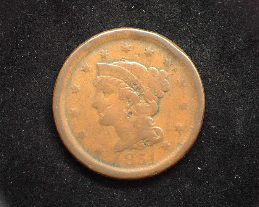 1851 Classic Large Cent G - US Coin