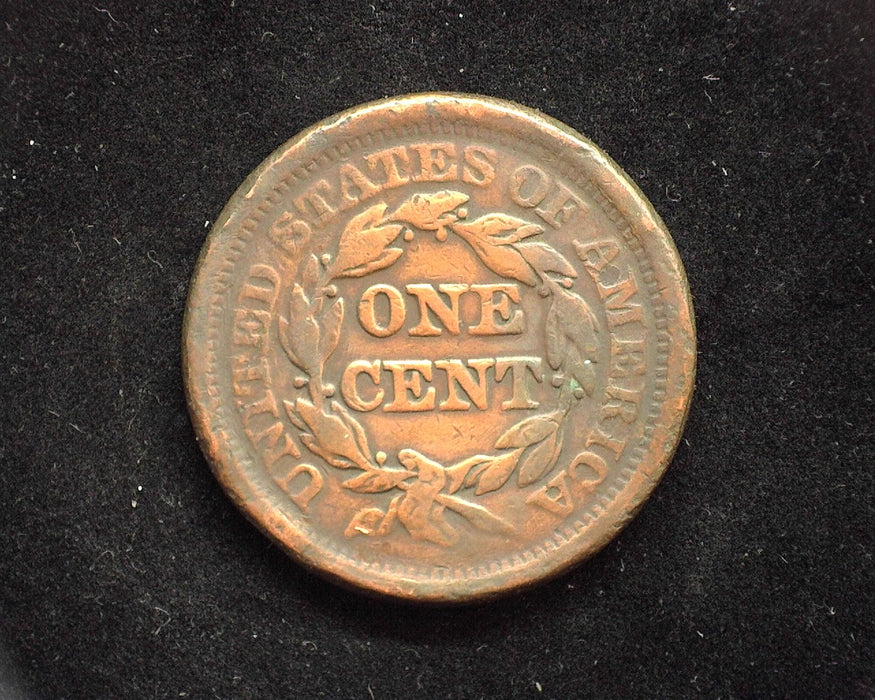 1851 Classic Large Cent F Cleaned - US Coin