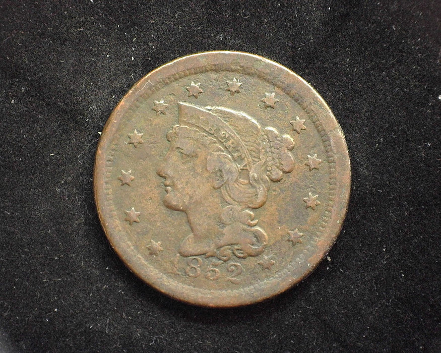 1852 Classic Large Cent VF Corrosion - US Coin