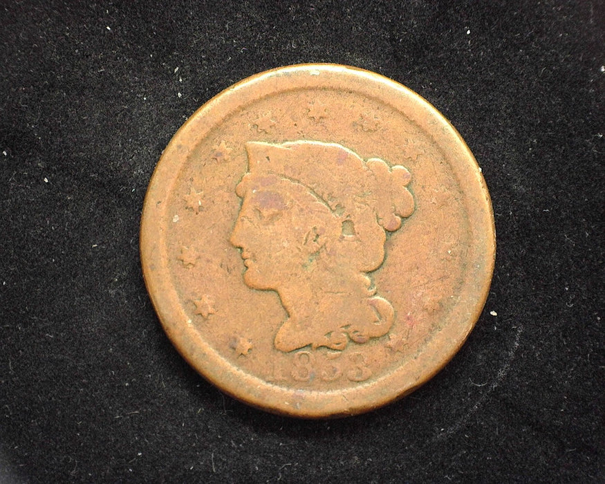 1853 Classic Large Cent G - US Coin