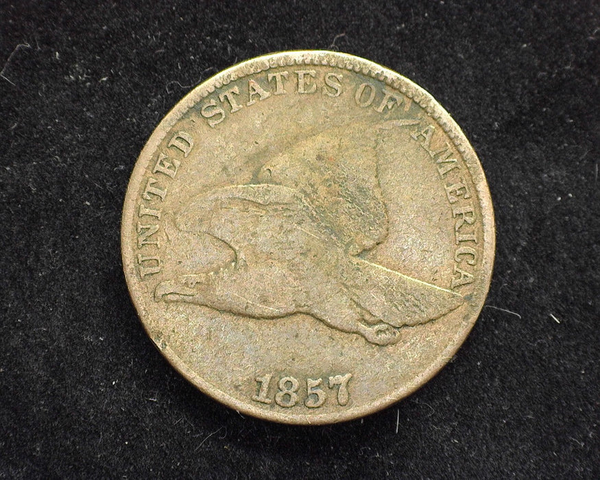 1857 Flying Eagle Penny/Cent F Filler - US Coin