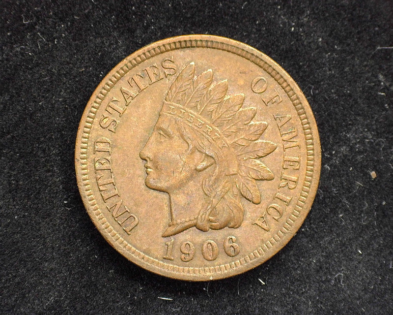 1906 Indian Head Penny/Cent AU - US Coin