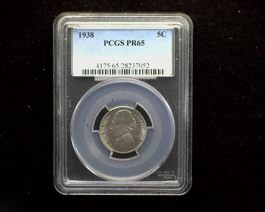 1938 Jefferson Nickel PCGS PR65 - US Coin