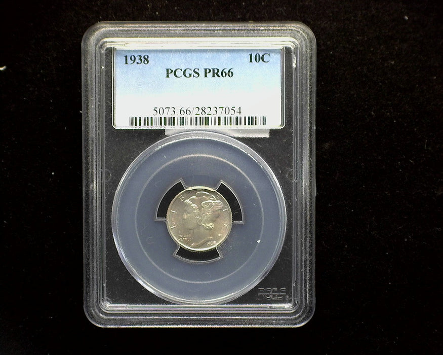 1938 Mercury Dime PCGS PR66 - US Coin