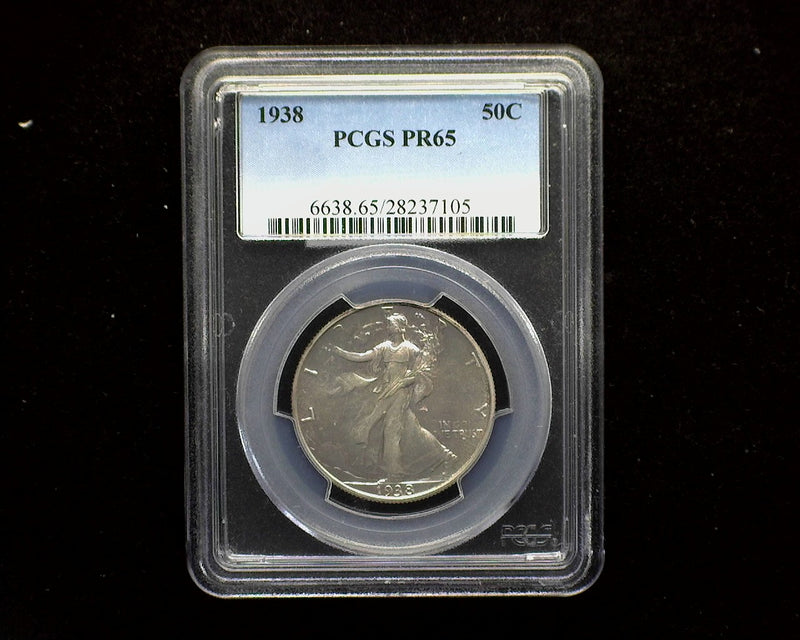 1938 Liberty Walking Half Dollar PCGS PR65 - US Coin