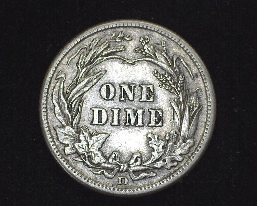 1912 D Barber Dime Vf - US Coin