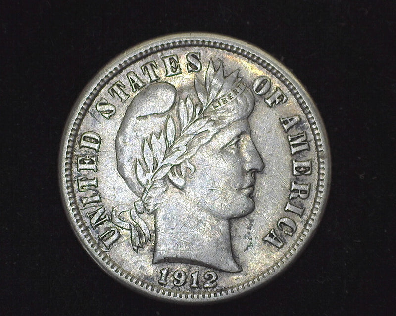 1912 D Barber Dime Vf - US Coin