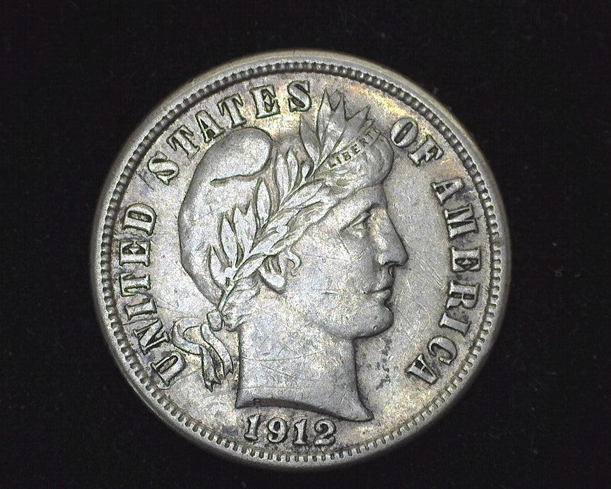 1912 D Barber Dime Vf - US Coin