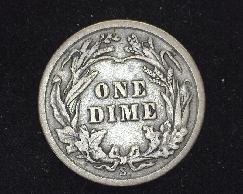 1913 S Barber Dime F - US Coin