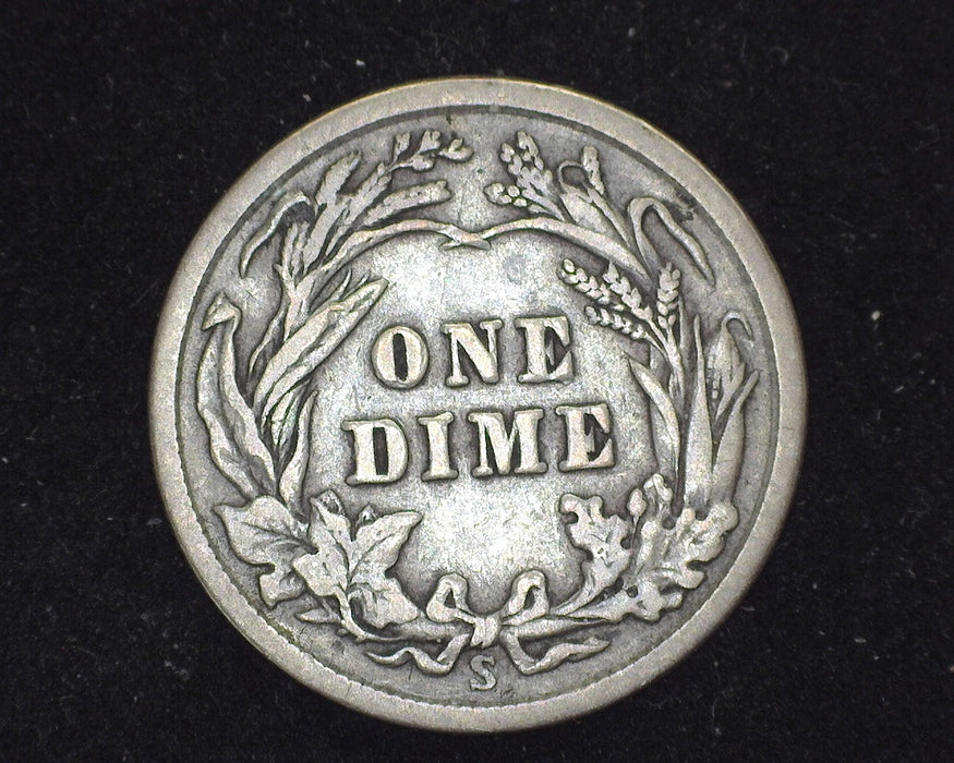 1913 S Barber Dime F - US Coin