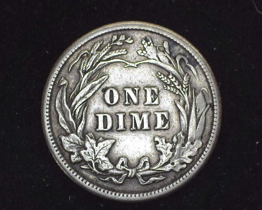 1914 Barber Dime Vf - US Coin