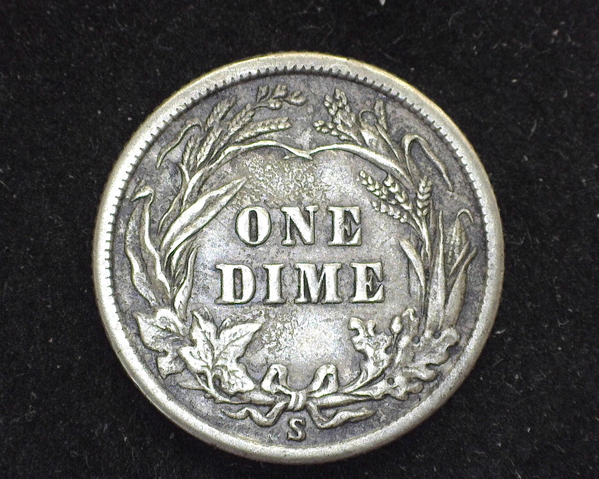1916 S Barber Dime Vf - US Coin