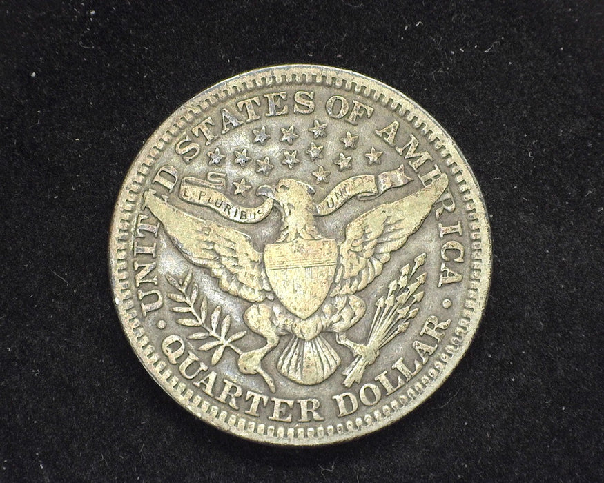 1902 Barber Quarter F - US Coin