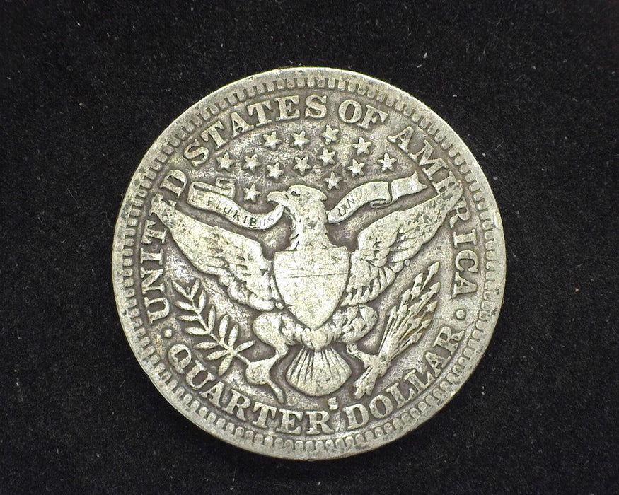 1902 S Barber Quarter F - US Coin