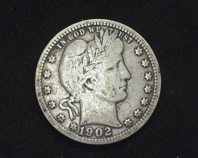 1902 S Barber Quarter F - US Coin
