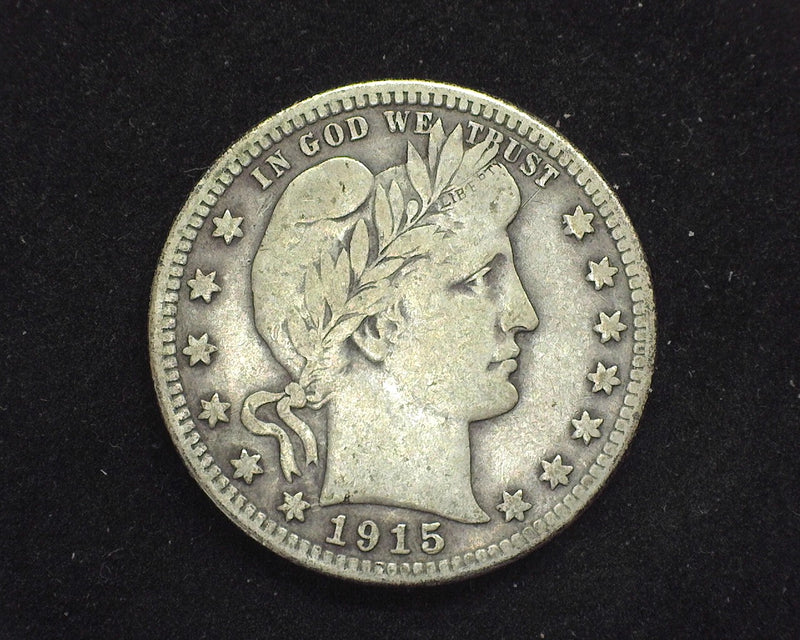 1915 D Barber Quarter F/Vf - US Coin