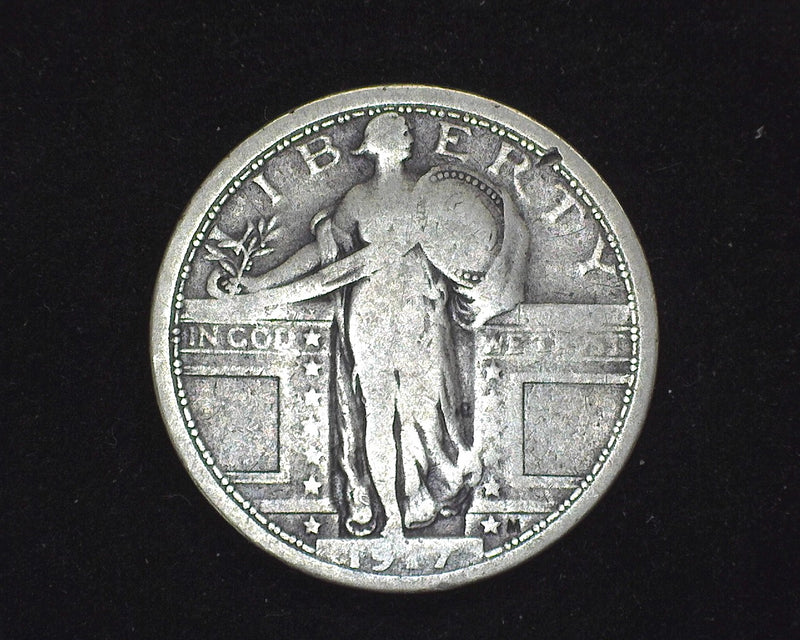 1917 Type 1 Standing Liberty Quarter VG - US Coin