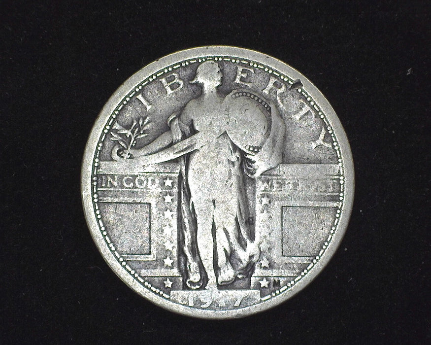 1917 Type 1 Standing Liberty Quarter VG - US Coin