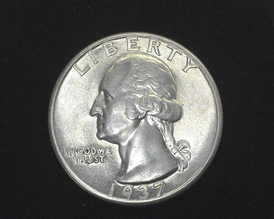1937 Washington Quarter AU - US Coin