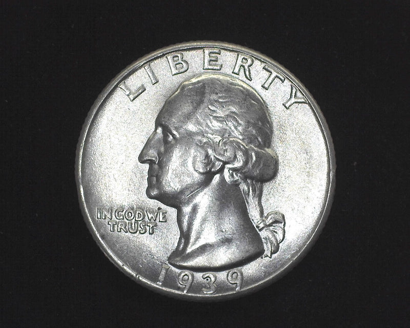 1939 Washington Quarter AU - US Coin