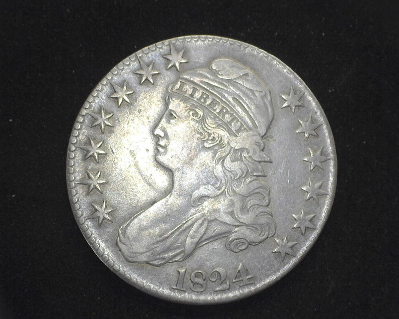 1824 Capped Bust Half Dollar Xf-40 - US Coin