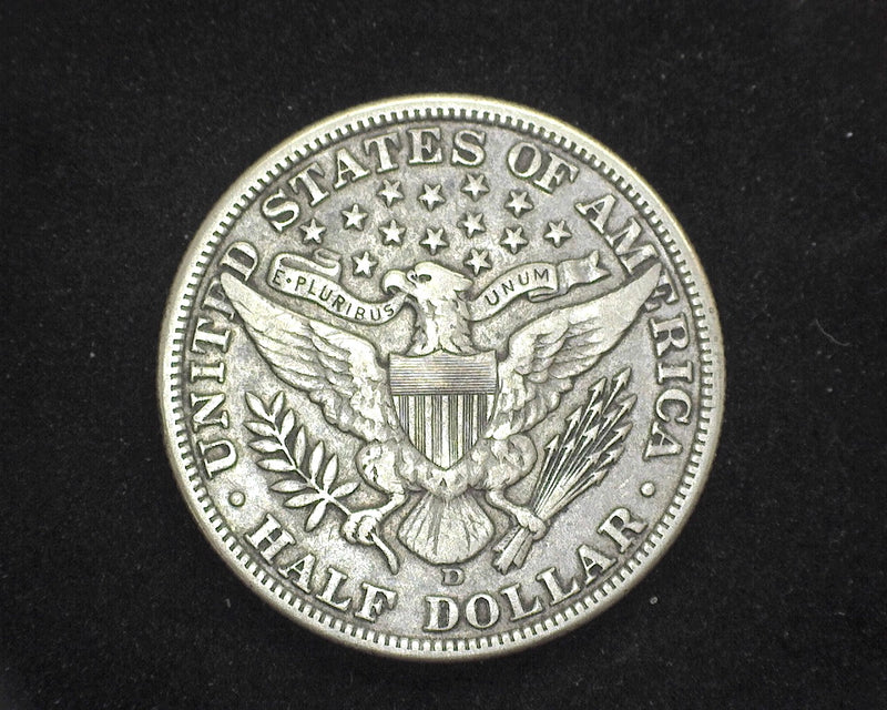 1911 D Barber Half Dollar VF-35 - US Coin