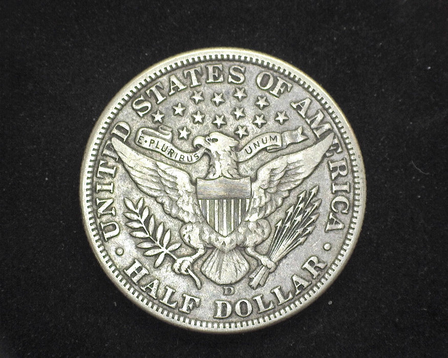 1911 D Barber Half Dollar VF-35 - US Coin