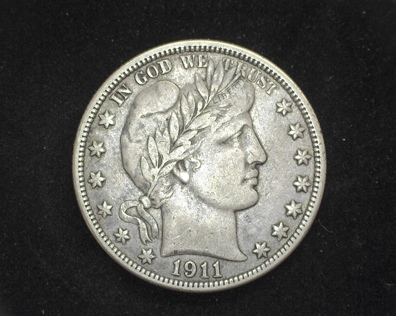 1911 D Barber Half Dollar VF-35 - US Coin
