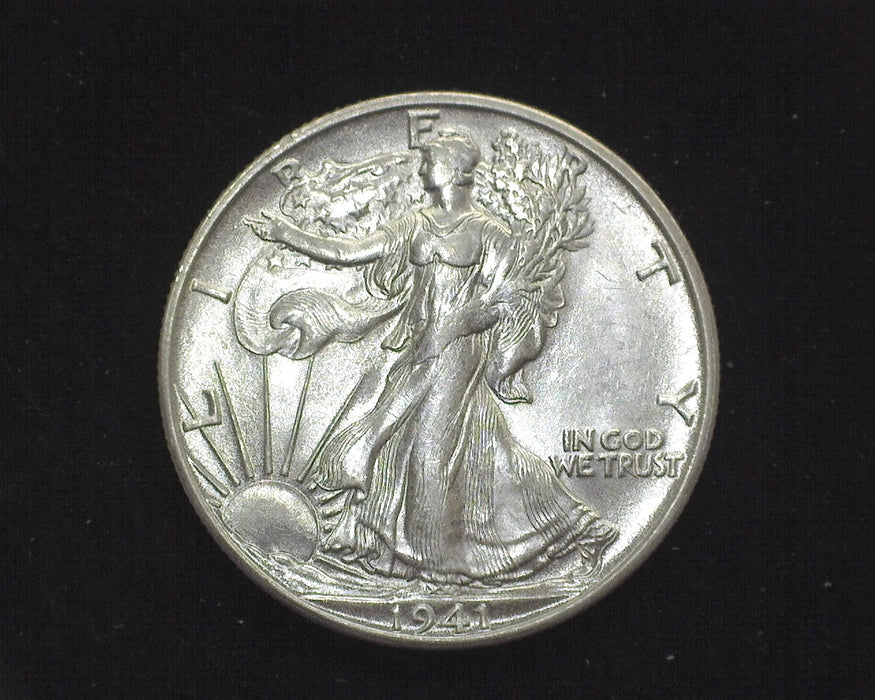 1941 S Liberty Walking Half Dollar BU-63 - US Coin