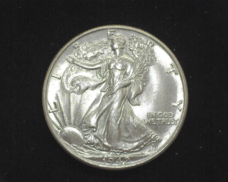1942 Liberty Walking Half Dollar Gem! BU - US Coin