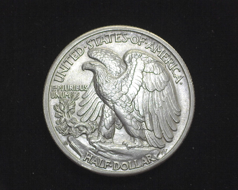 1943 D Liberty Walking Half Dollar BU - US Coin