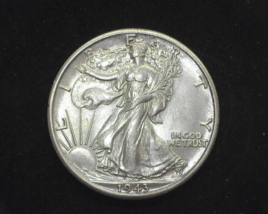 1943 D Liberty Walking Half Dollar BU - US Coin