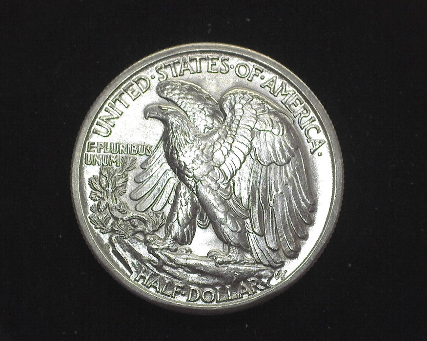 1945 D Liberty Walking Half Dollar BU-64 - US Coin