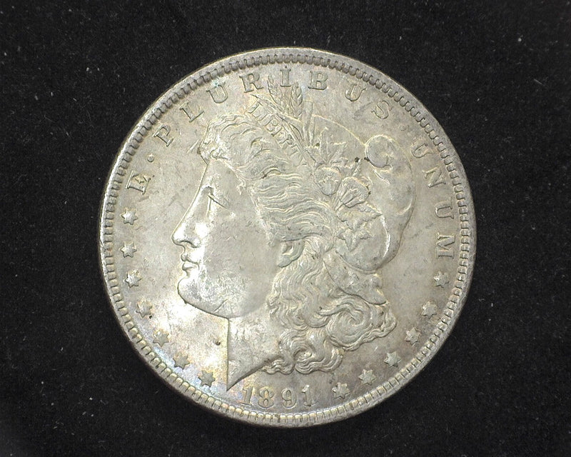 1891 Morgan Dollar Nicely toned. BU-64 - US Coin