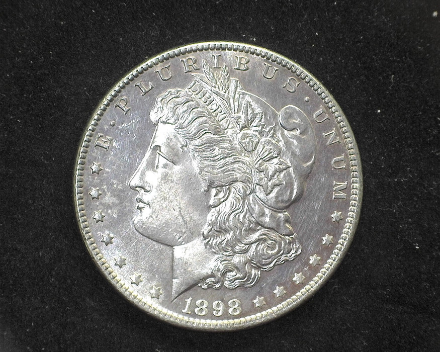 1898 Morgan Dollar Dimple. BU-65 - US Coin