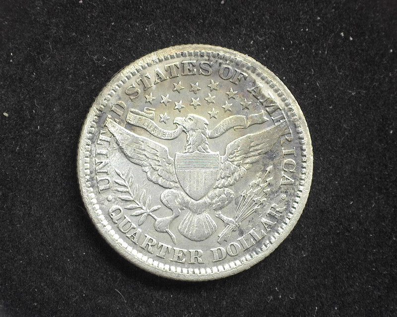 1898 Barber Quarter Cleaned XF - US Coin
