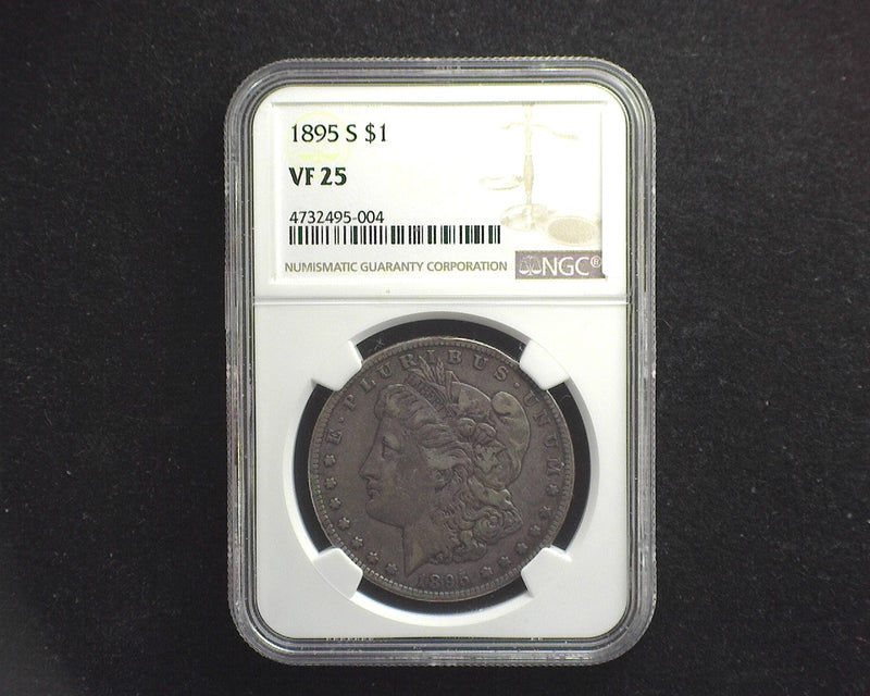 1895 S Morgan Dollar NGC VF 25 - US Coin