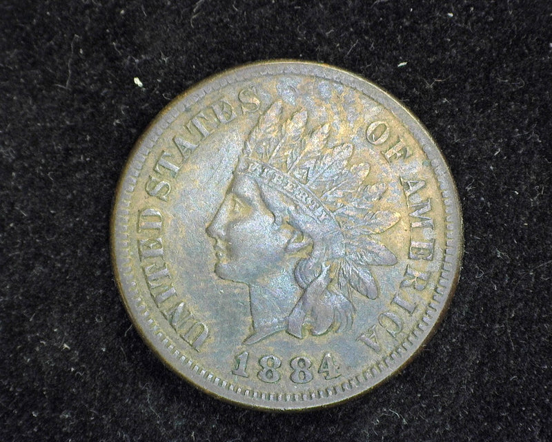 1884 Indian Head Penny/Cent F/VF - US Coin