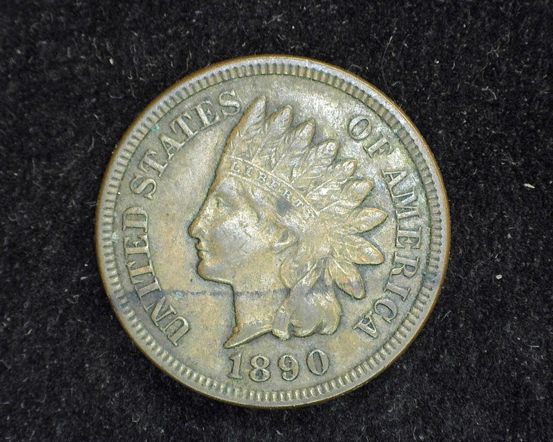 1890 Indian Head Penny/Cent XF - US Coin