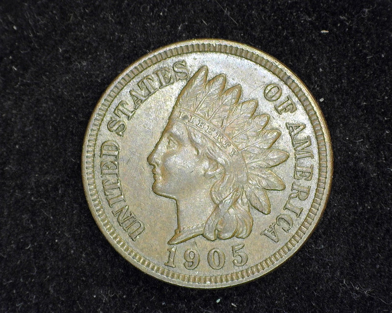 1905 Indian Head Penny/Cent AU - US Coin