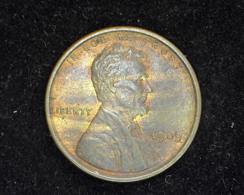 1909 V.D.B. Lincoln Wheat Penny/Cent BU Traces of red - US Coin