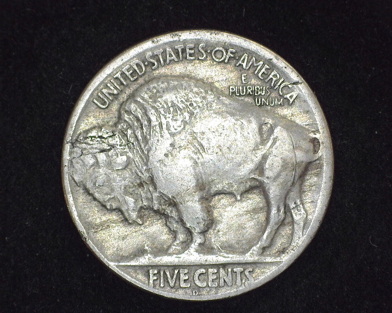 1920 D Buffalo Nickel VF Slight lamination - US Coin
