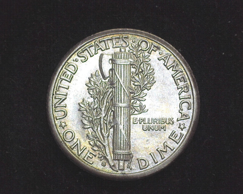 1916 S Mercury Dime AU - US Coin