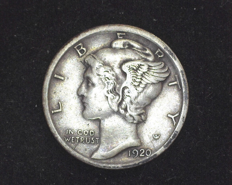 1920 D Mercury Dime F - US Coin