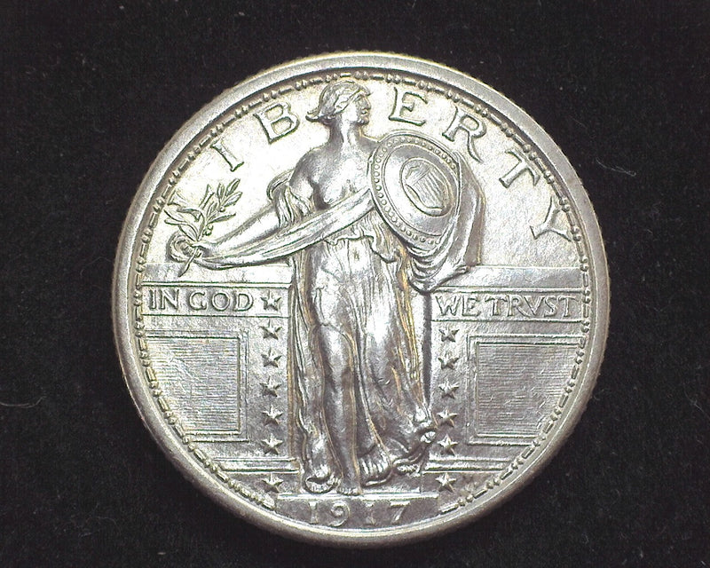 1917 Type 1 Standing Liberty Quarter BU - US Coin