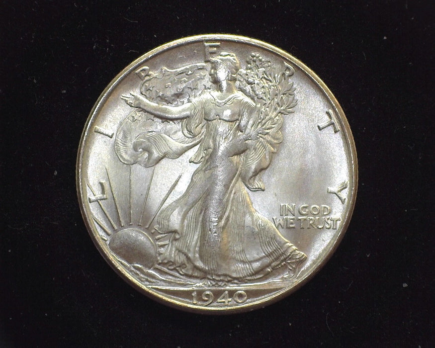 1940 S Liberty Walking Half Dollar BU Choice - US Coin