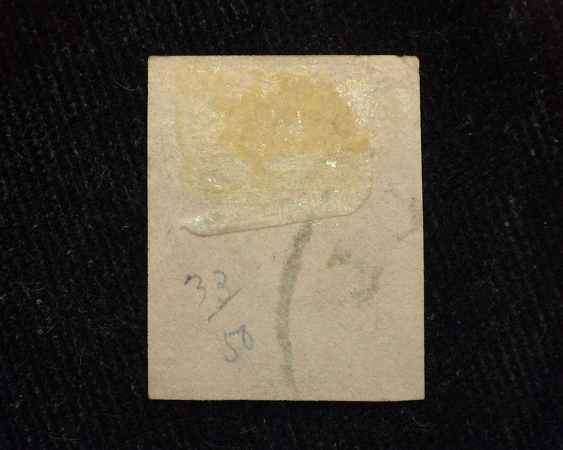 #11 Three margin stamp. Fresh. F/VF Used - US Stamp