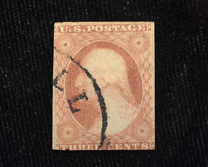#11 3 margin stamp. Fresh F/VF Used US Stamp